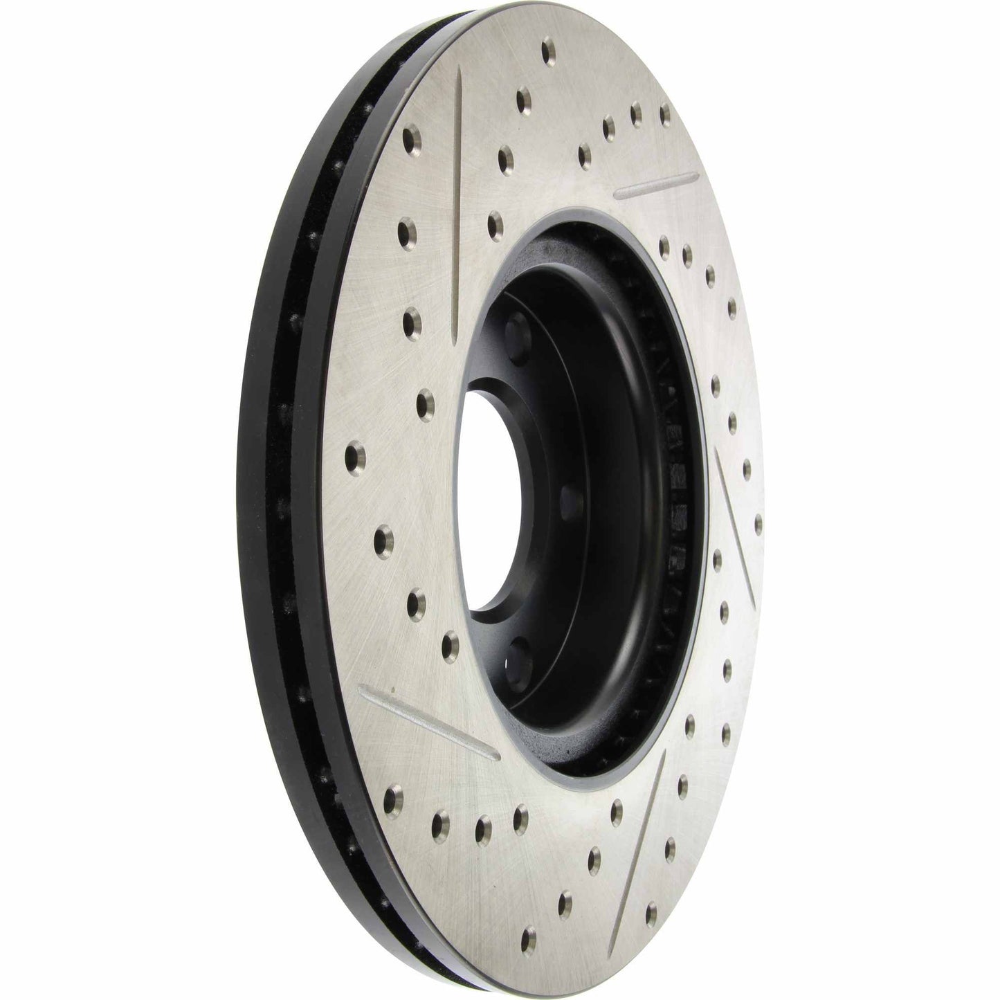 StopTech  Sport Drilled/Slotted Brake Rotor; Front Left