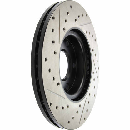 StopTech  Sport Drilled/Slotted Brake Rotor; Front Left