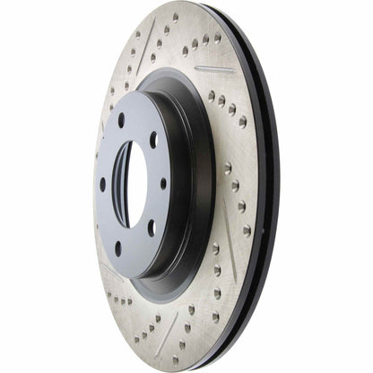 StopTech Sport Cryo Drilled/Slotted Brake Rotor; Rear Right
