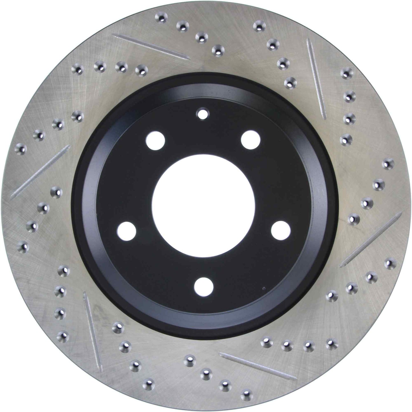 StopTech Sport Drilled/Slotted Brake Rotor; Rear Left