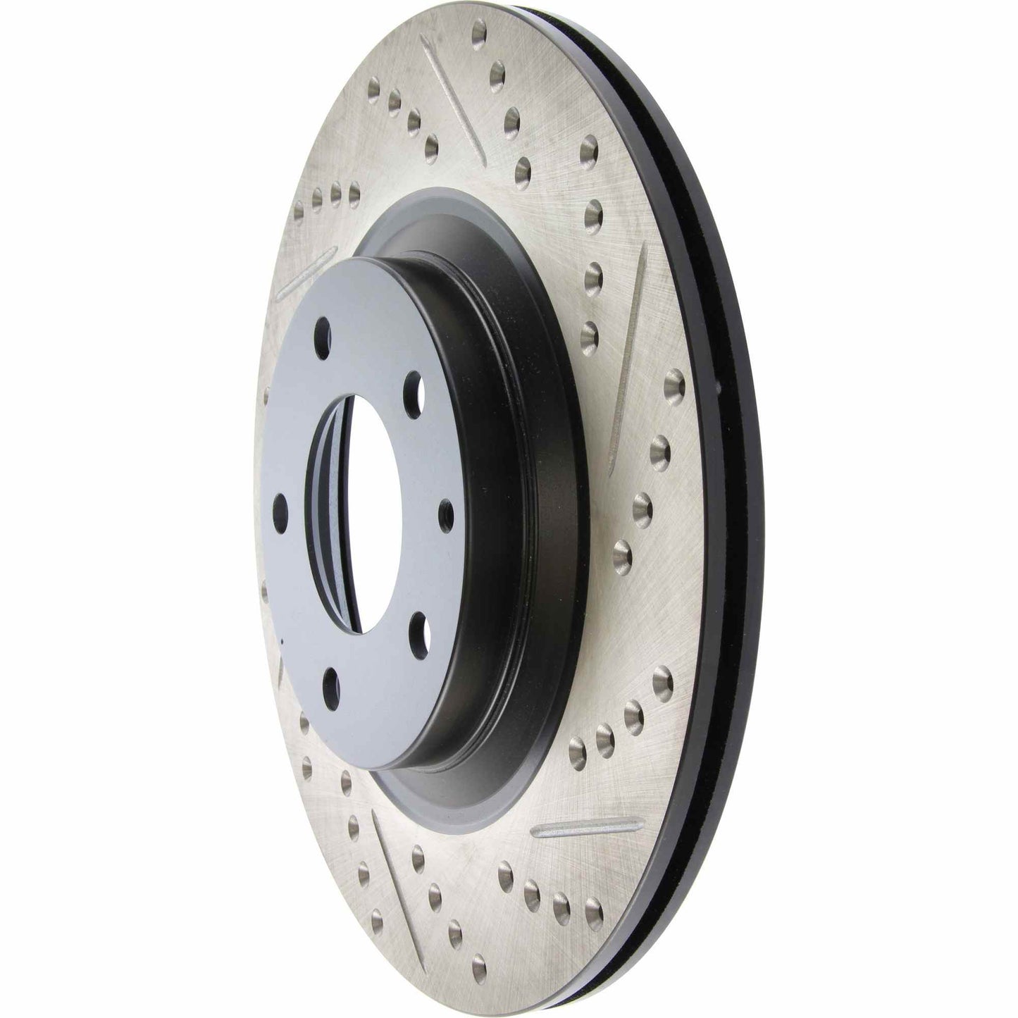 StopTech Sport Drilled/Slotted Brake Rotor; Rear Left