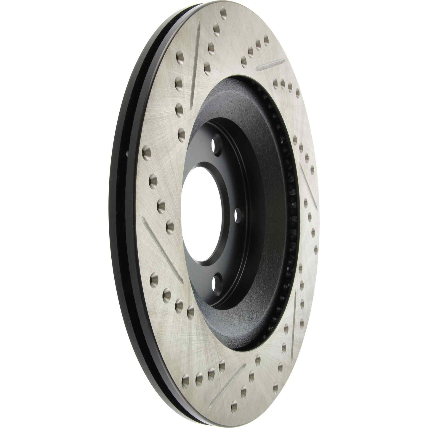 StopTech Sport Drilled/Slotted Brake Rotor; Rear Left