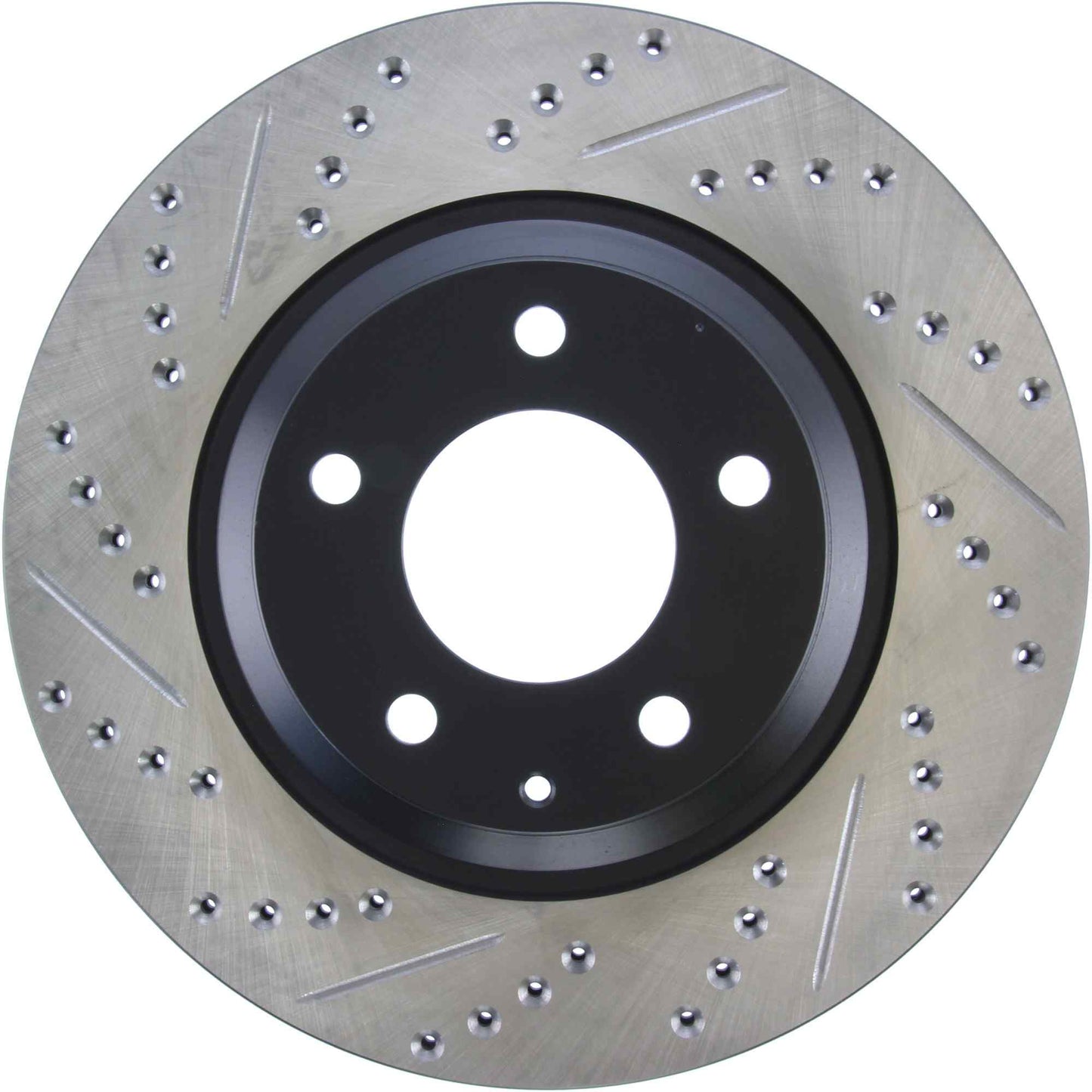 StopTech Sport Drilled/Slotted Brake Rotor; Rear Right