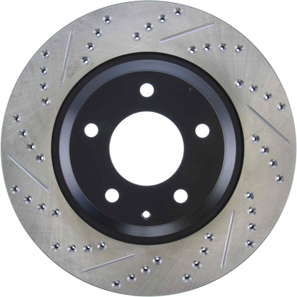 StopTech Sport Drilled/Slotted Brake Rotor; Rear Right