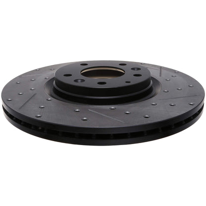 StopTech 06-07 Mazda6 Slotted & Drilled Left Front Rotor 127.45073L