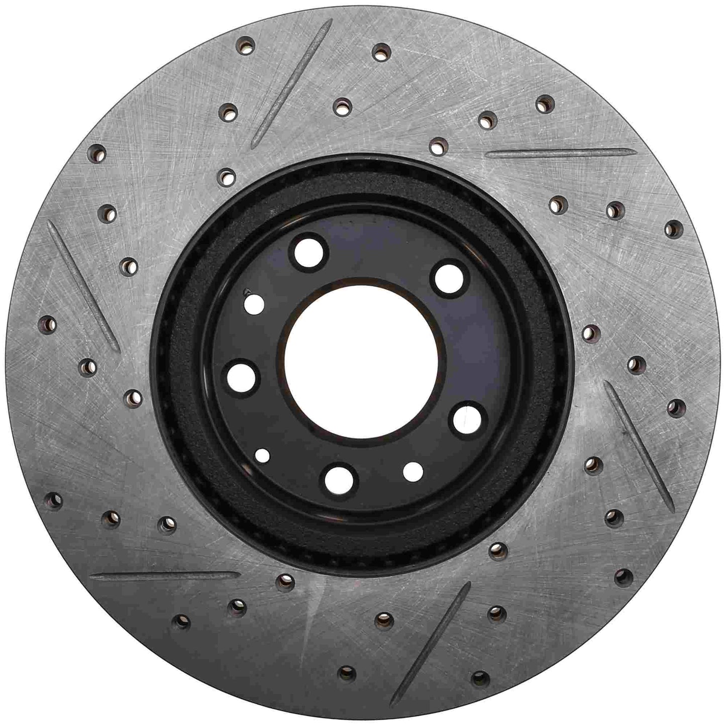 StopTech 06-07 Mazda6 Slotted & Drilled Left Front Rotor 127.45073L