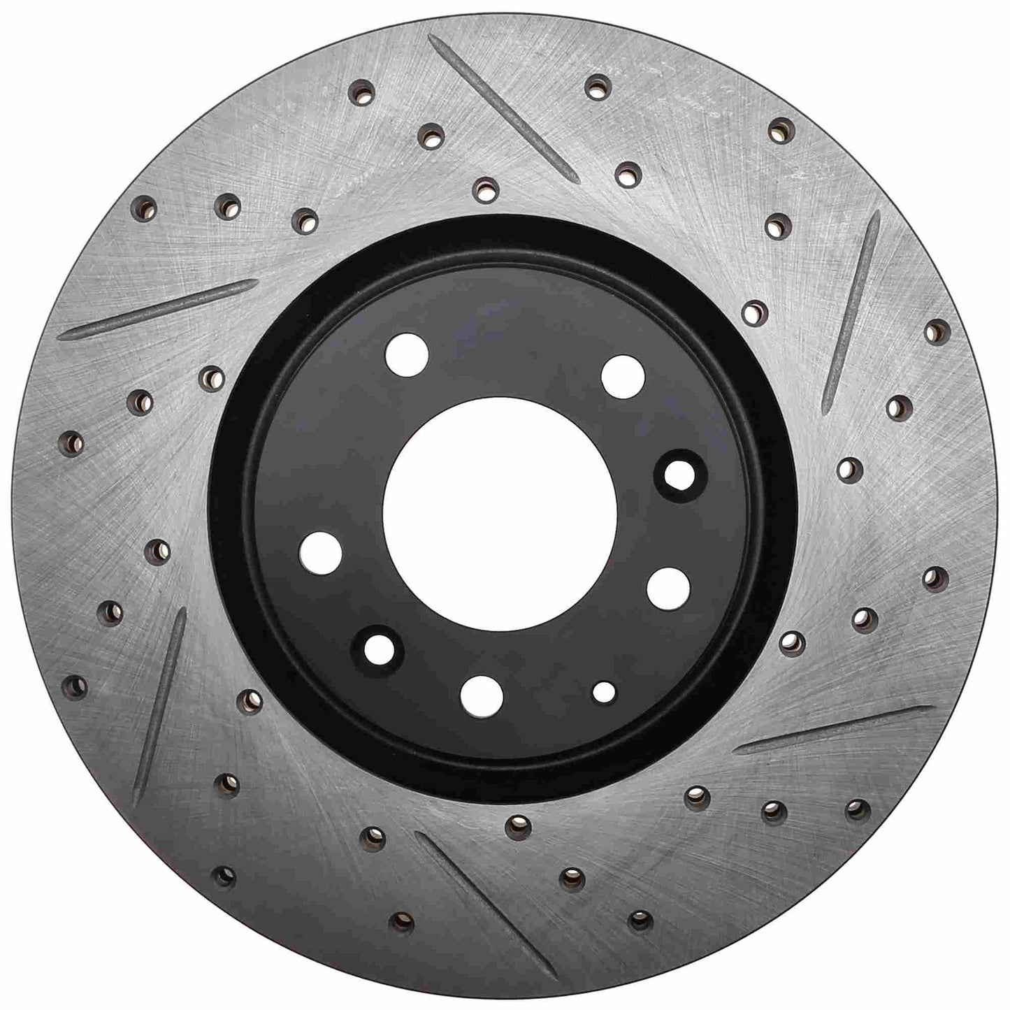 StopTech 06-07 Mazda6 Slotted & Drilled Left Front Rotor 127.45073L