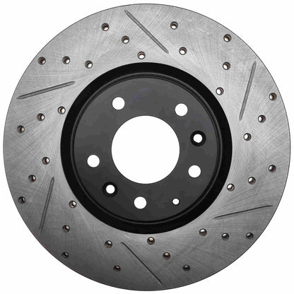 StopTech 06-07 Mazda6 Slotted & Drilled Left Front Rotor 127.45073L