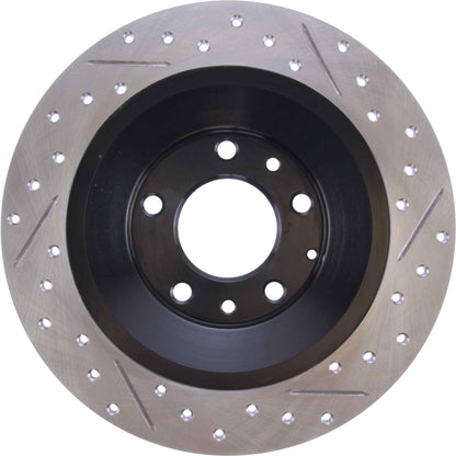 StopTech Sport Drilled/Slotted Brake Rotor; Rear Right