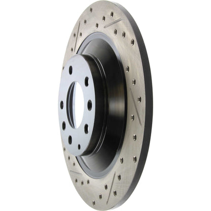 StopTech Sport Drilled/Slotted Brake Rotor; Rear Right