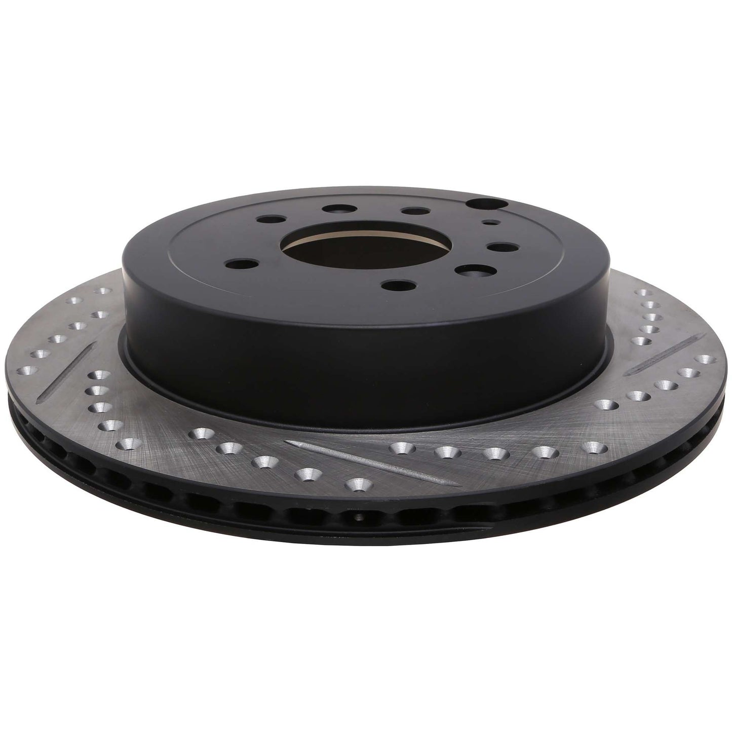 StopTech Sport Drilled/Slotted Brake Rotor; Rear Left