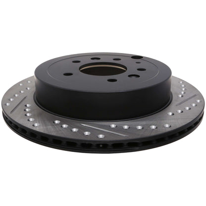 StopTech Sport Drilled/Slotted Brake Rotor; Rear Left