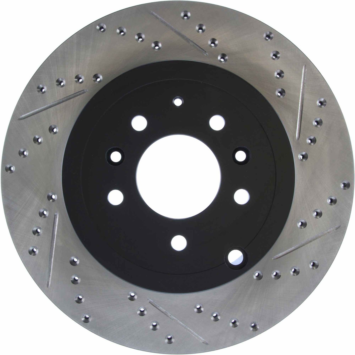 StopTech Sport Drilled/Slotted Brake Rotor; Rear Left
