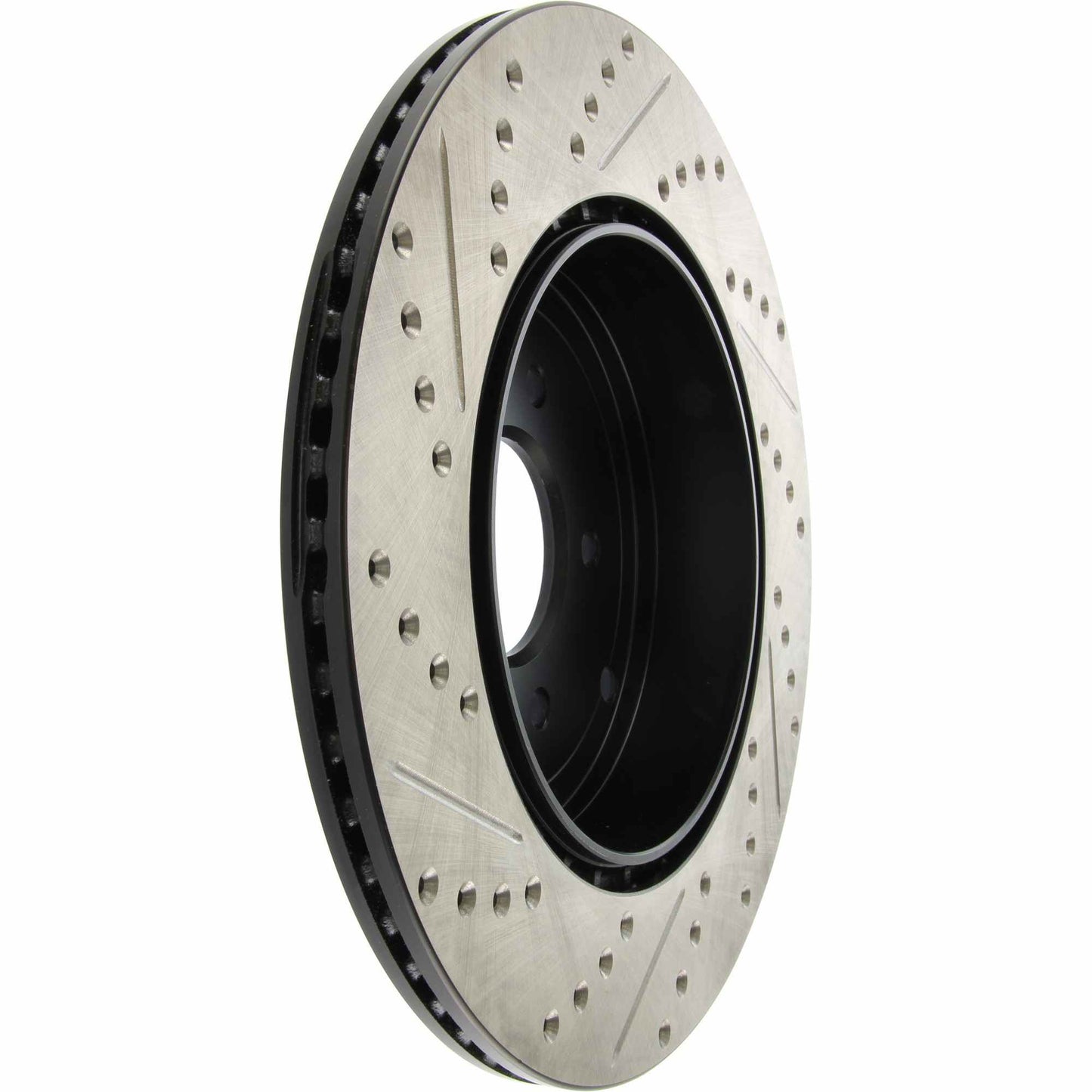 StopTech Sport Drilled/Slotted Brake Rotor; Rear Left