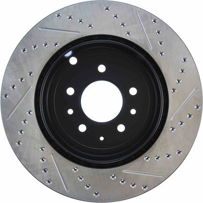 StopTech Sport Drilled/Slotted Brake Rotor; Rear Right