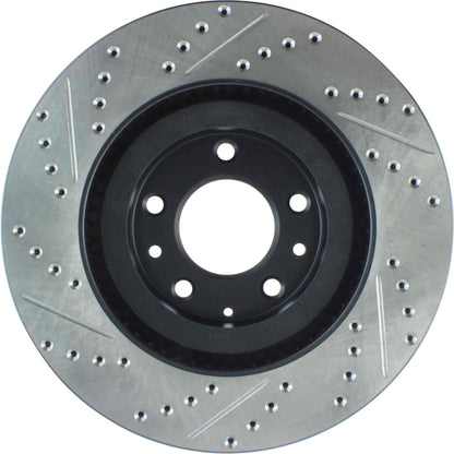 StopTech Sport Cryo Drilled/Slott ed Brake Rotor; Front Le STP127.45080CL