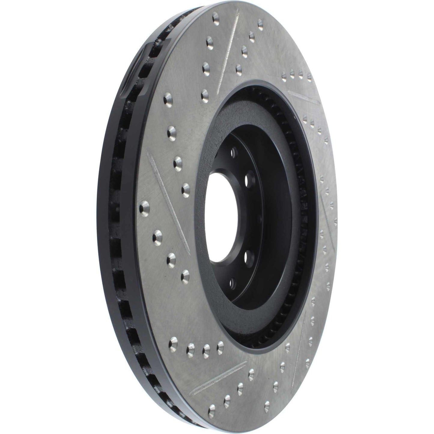 StopTech Sport Cryo Drilled/Slott ed Brake Rotor; Front Le STP127.45080CL