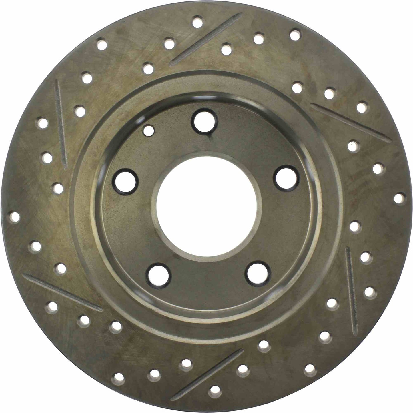 StopTech Sport Drilled/Slotted Brake Rotor; Rear Left
