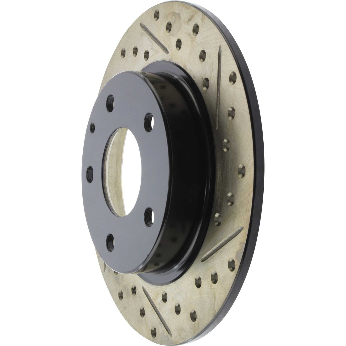 StopTech Sport Drilled/Slotted Brake Rotor; Rear Left