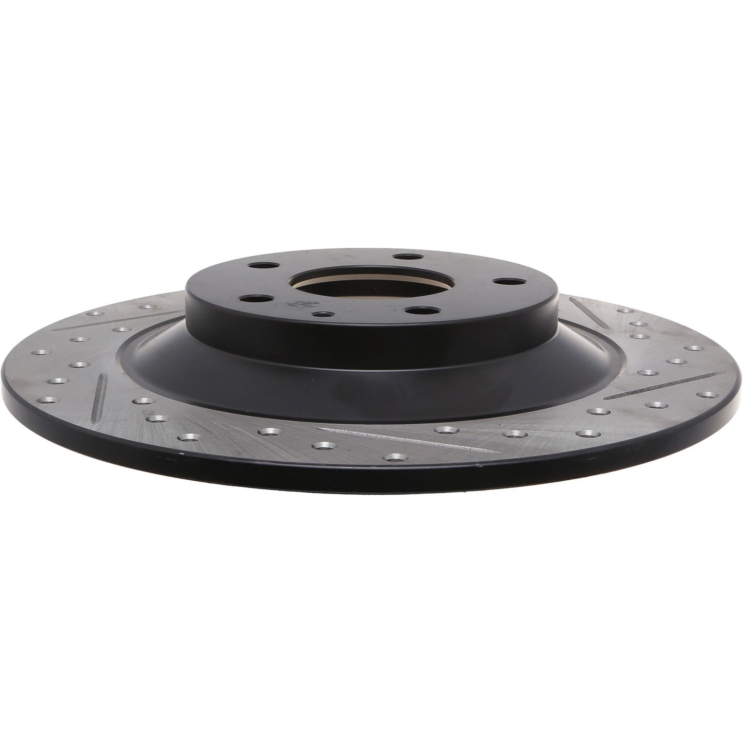 StopTech Sport Drilled/Slotted Brake Rotor; Rear Left