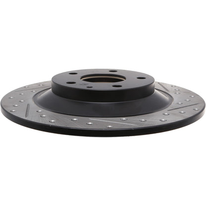 StopTech Sport Drilled/Slotted Brake Rotor; Rear Left