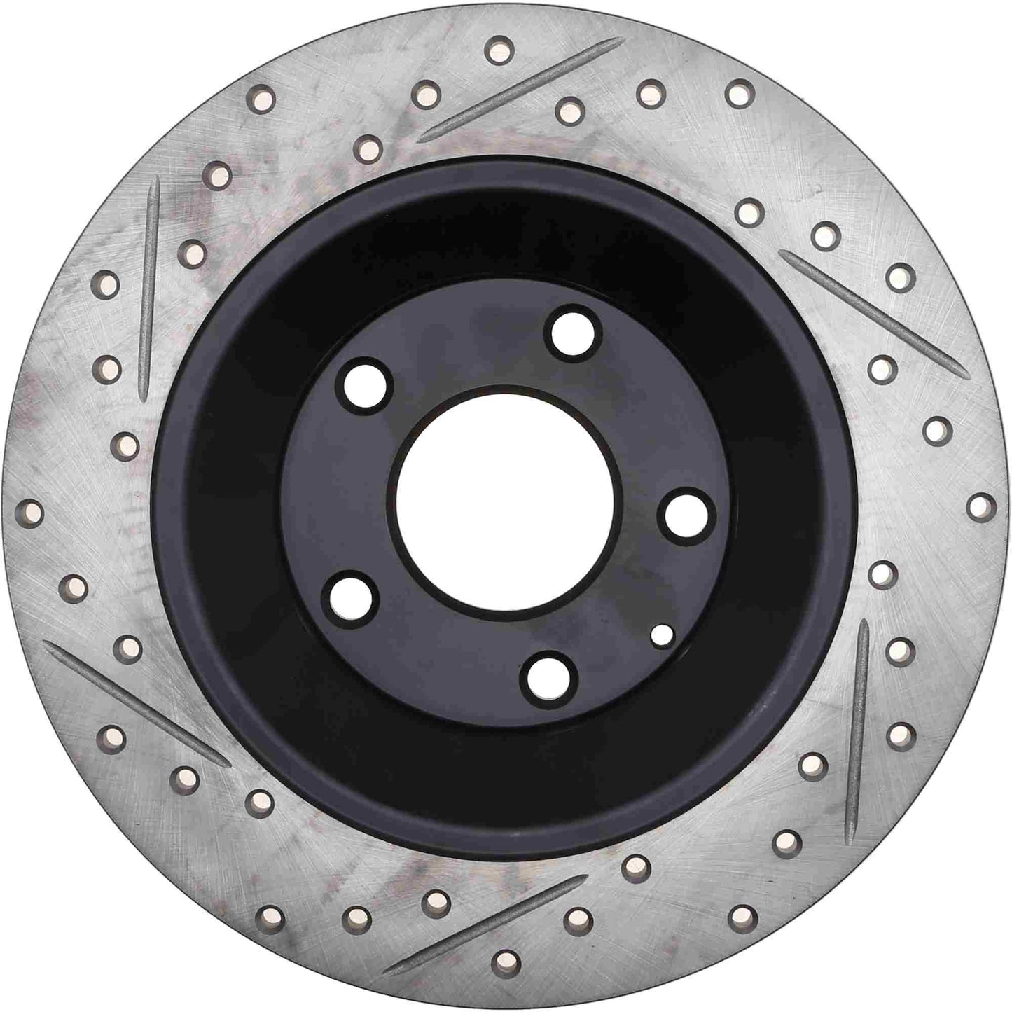 StopTech Sport Drilled/Slotted Brake Rotor; Rear Left