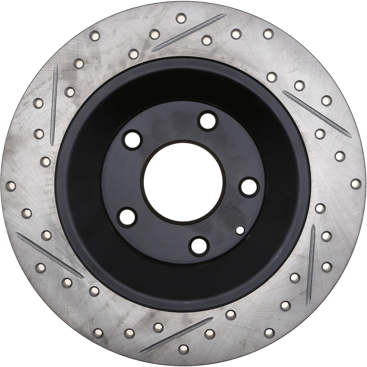 StopTech Sport Drilled/Slotted Brake Rotor; Rear Left