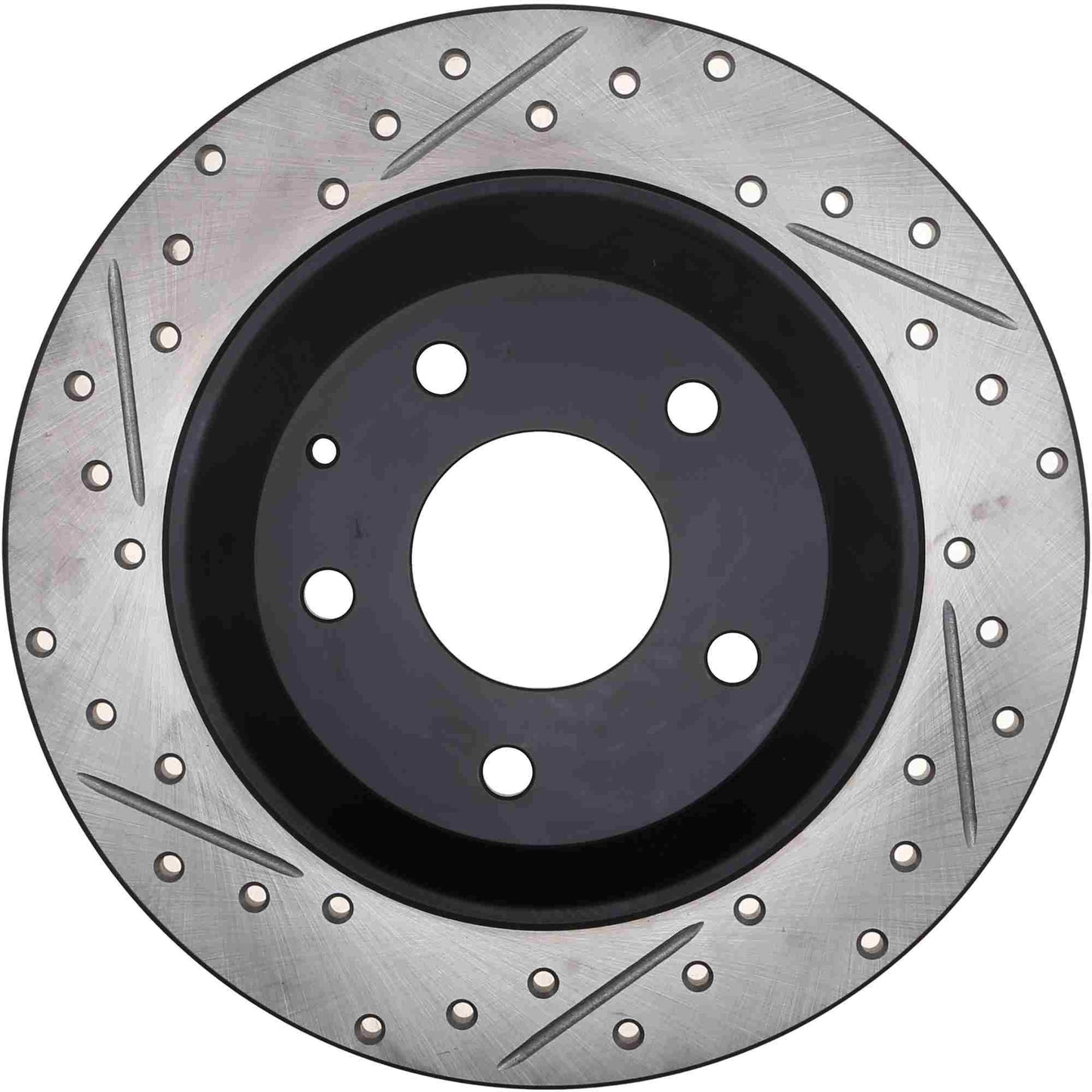 StopTech Sport Drilled/Slotted Brake Rotor; Rear Right