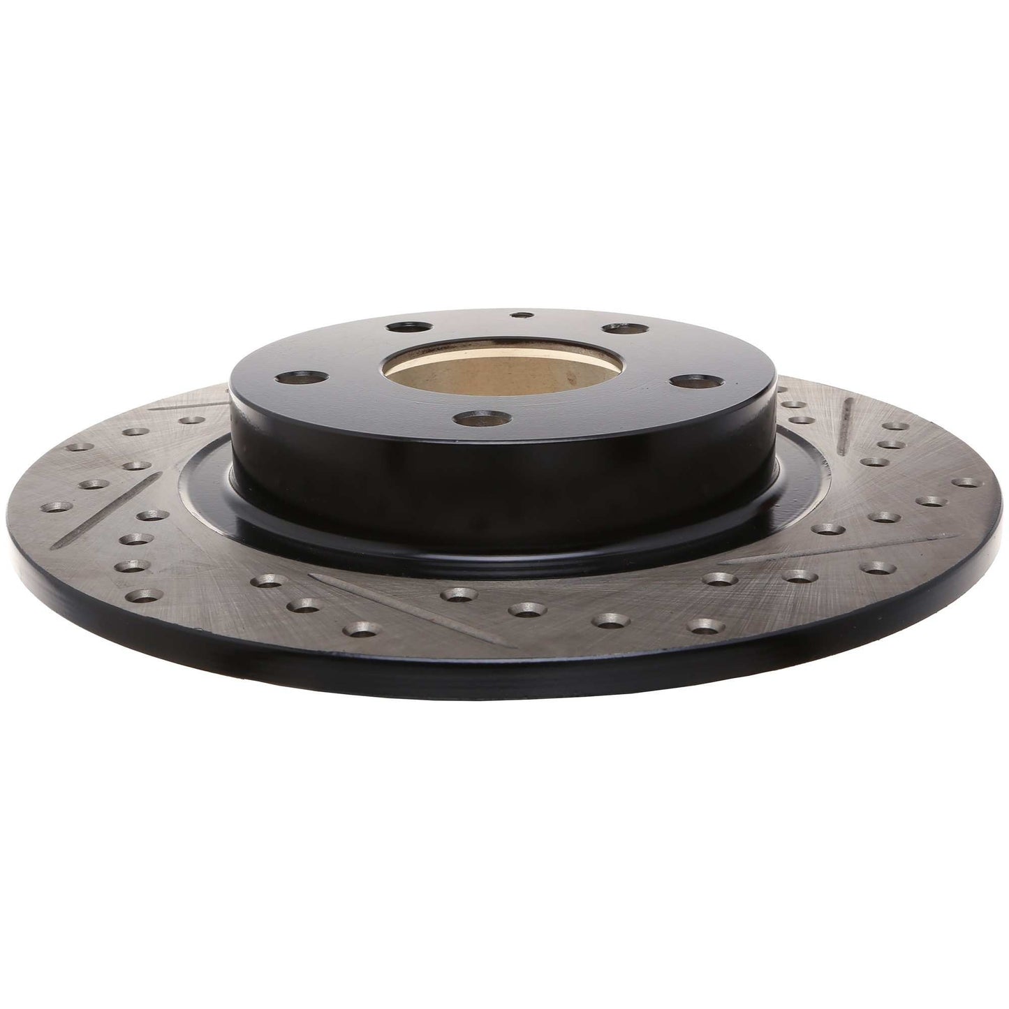 StopTech Sport Drilled/Slotted Brake Rotor; Rear Left
