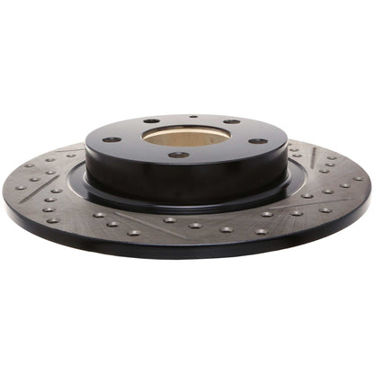 StopTech Sport Drilled/Slotted Brake Rotor; Rear Left