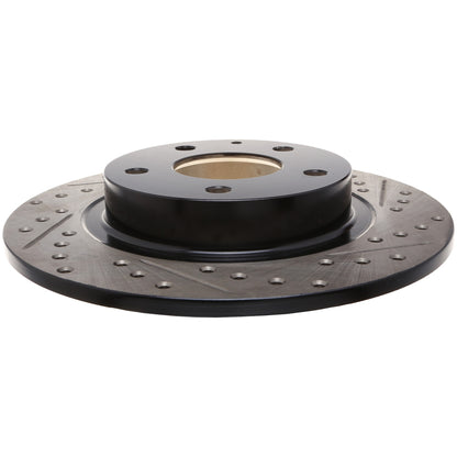 StopTech Sport Drilled/Slotted Brake Rotor; Rear Left