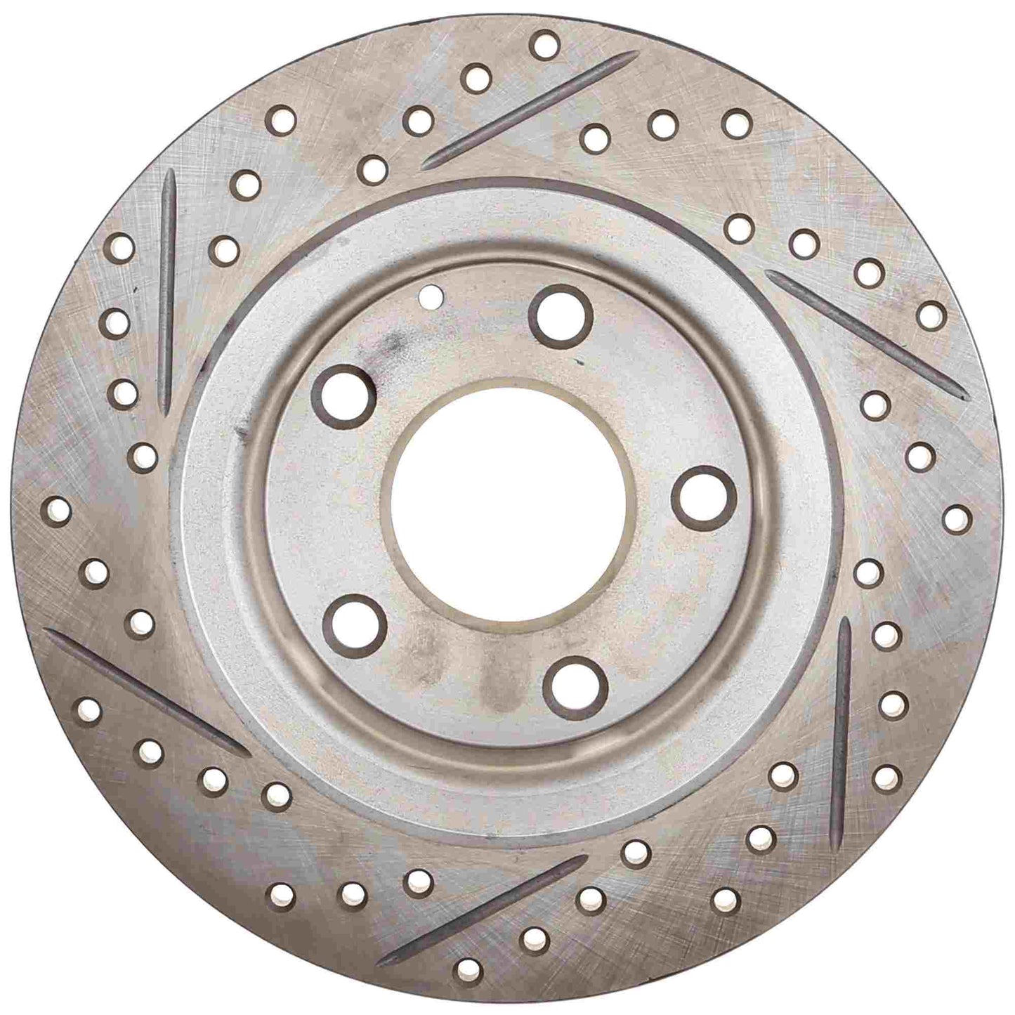 StopTech Sport Drilled/Slotted Brake Rotor; Rear Left