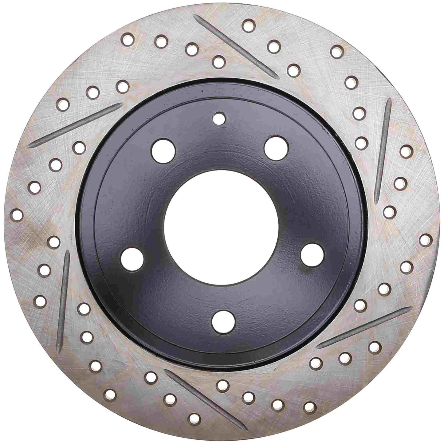 StopTech Sport Drilled/Slotted Brake Rotor; Rear Left