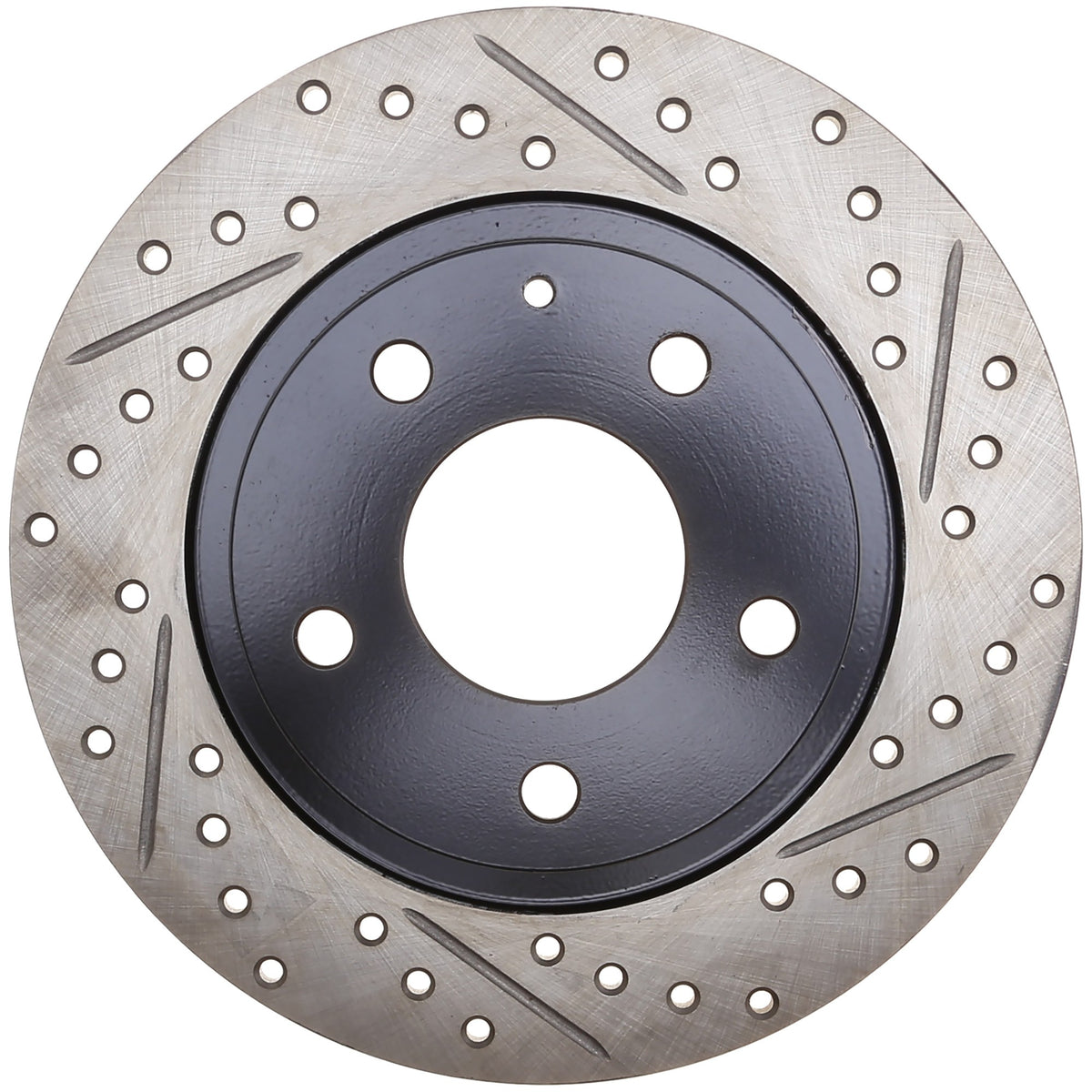 StopTech Sport Drilled/Slotted Brake Rotor; Rear Left