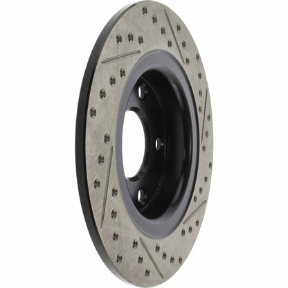 StopTech Sport Drilled/Slotted Brake Rotor; Rear Right