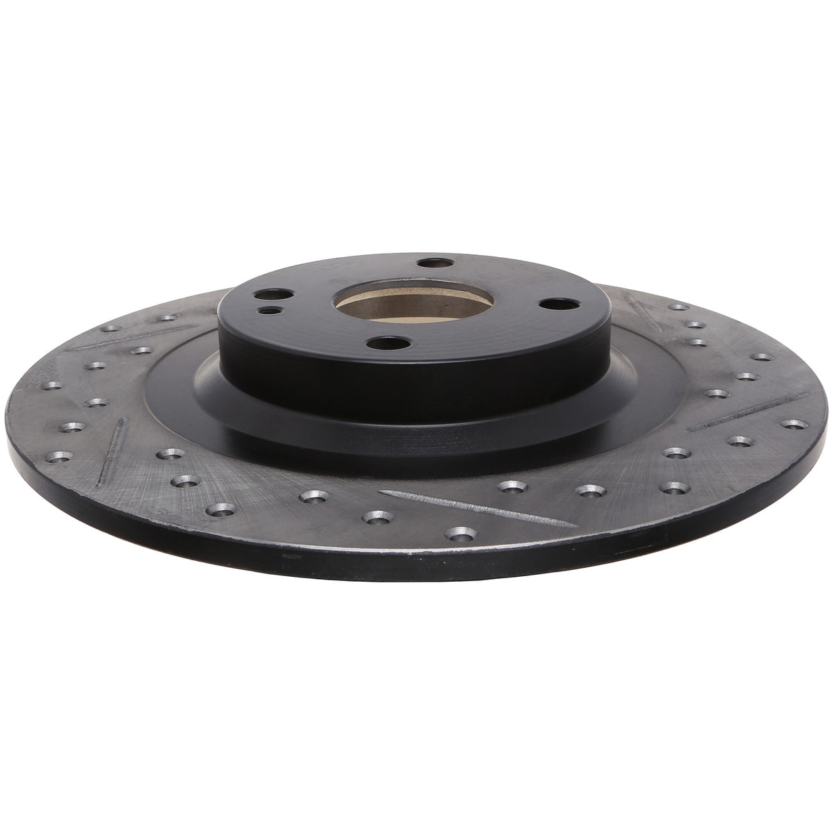 StopTech Sport Drilled/Slotted Brake Rotor; Rear Left