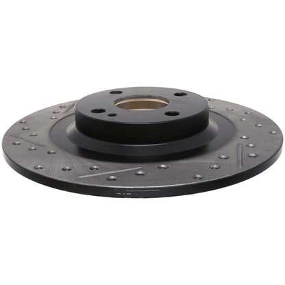 StopTech Sport Drilled/Slotted Brake Rotor; Rear Right