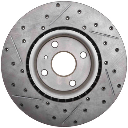StopTech 16-18 Mazda Miata MX-5 Sport Slotted & Drilled Front Left Rotor 127.45090L
