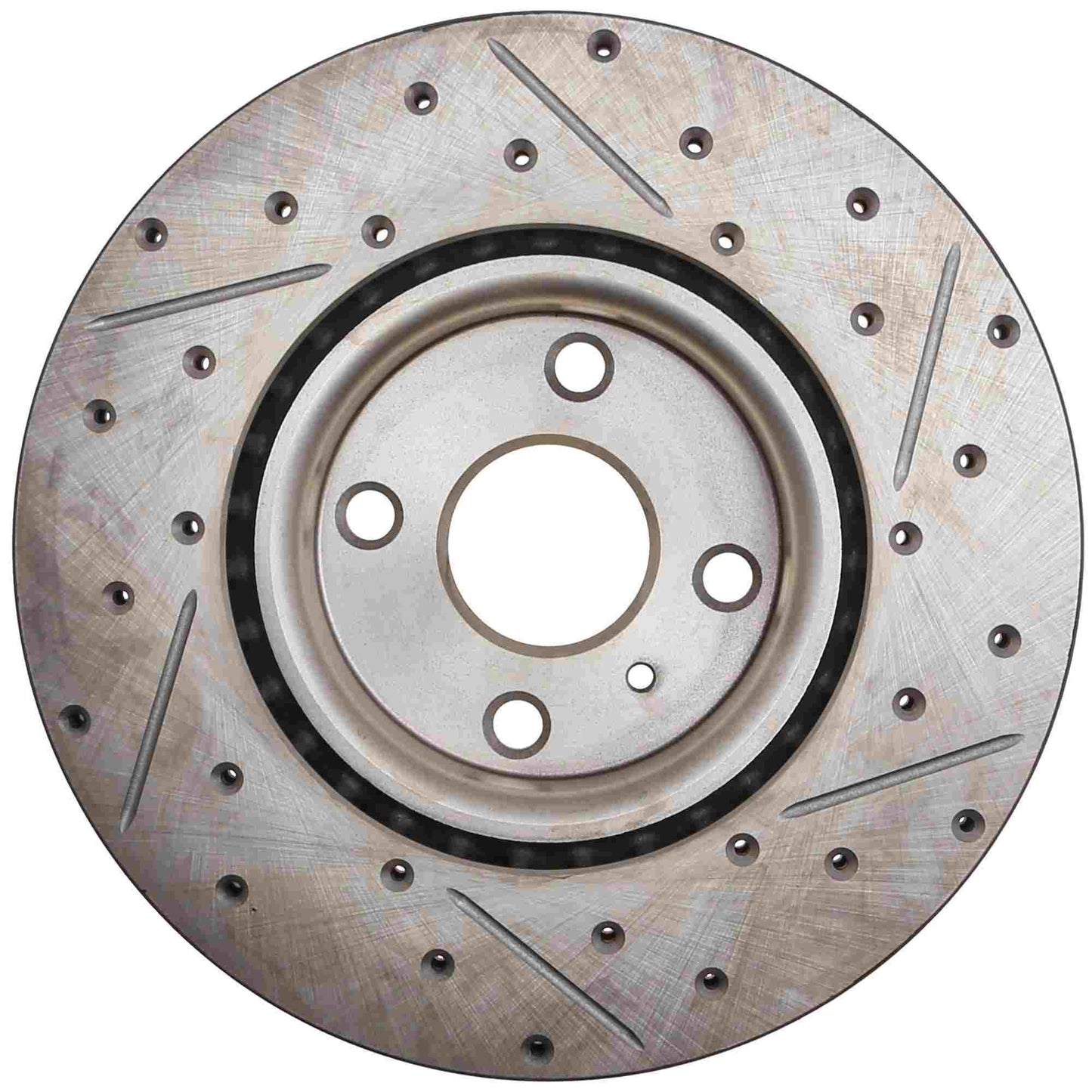 StopTech 16-18 Mazda Miata MX-5 Sport Slotted & Drilled Front Right Rotor 127.45090R