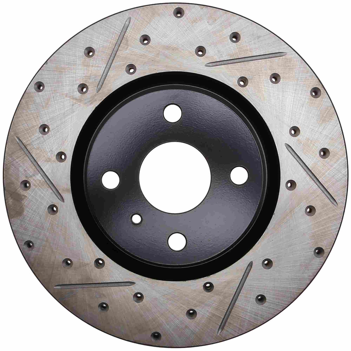 StopTech 16-18 Mazda Miata MX-5 Sport Slotted & Drilled Front Right Rotor 127.45090R