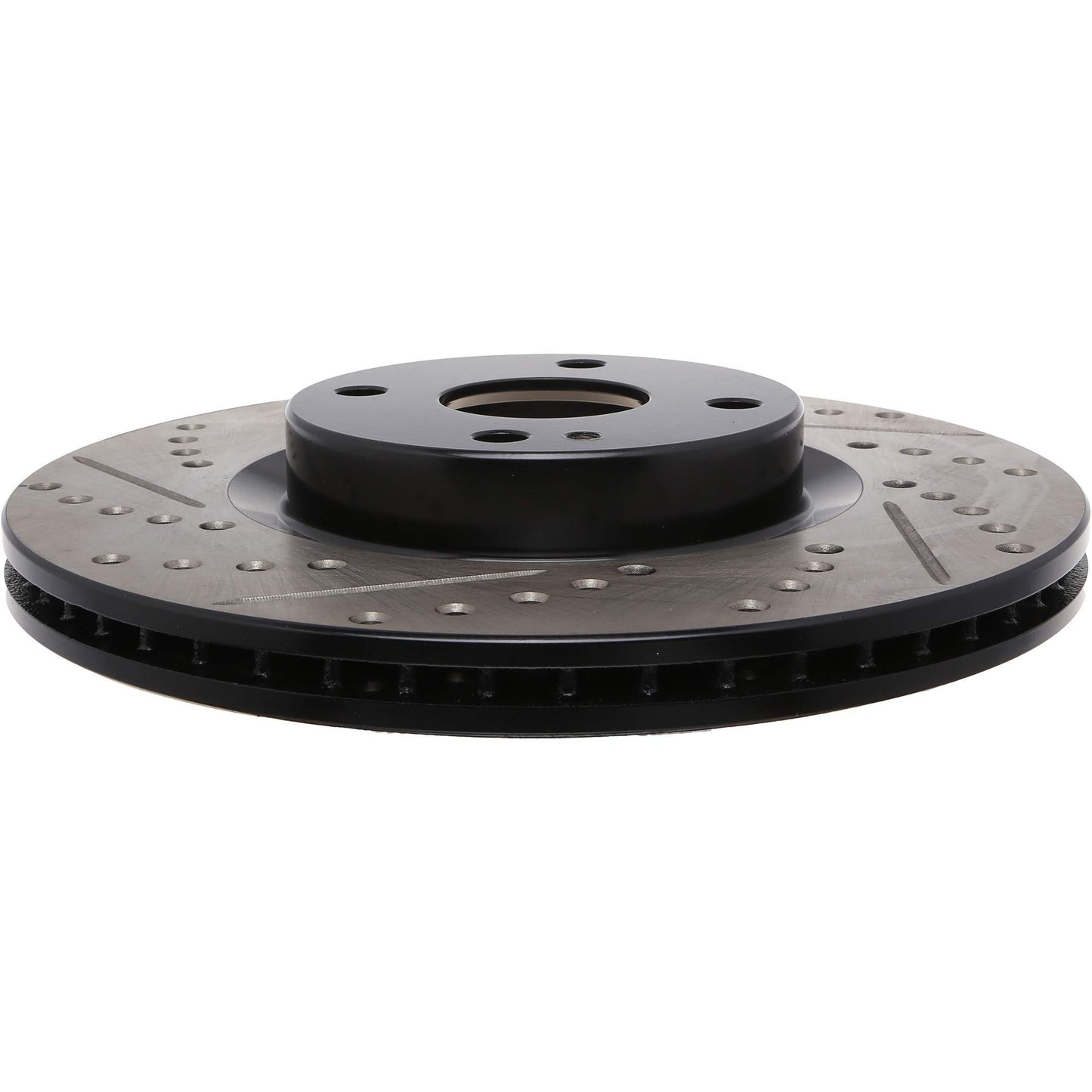 Stoptech 16-20 Mazda MX-5 Miata/Fiat 124 Spider Slotted & Drilled Right Front Rotor 127.45092R
