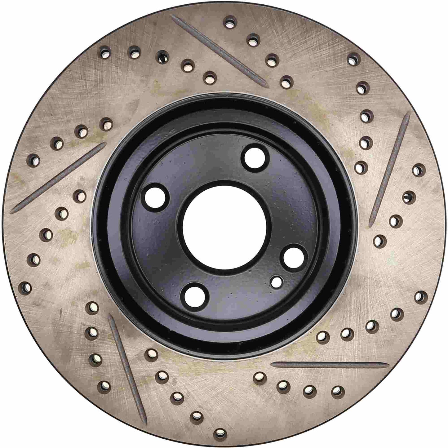 Stoptech 16-20 Mazda MX-5 Miata/Fiat 124 Spider Slotted & Drilled Right Front Rotor 127.45092R