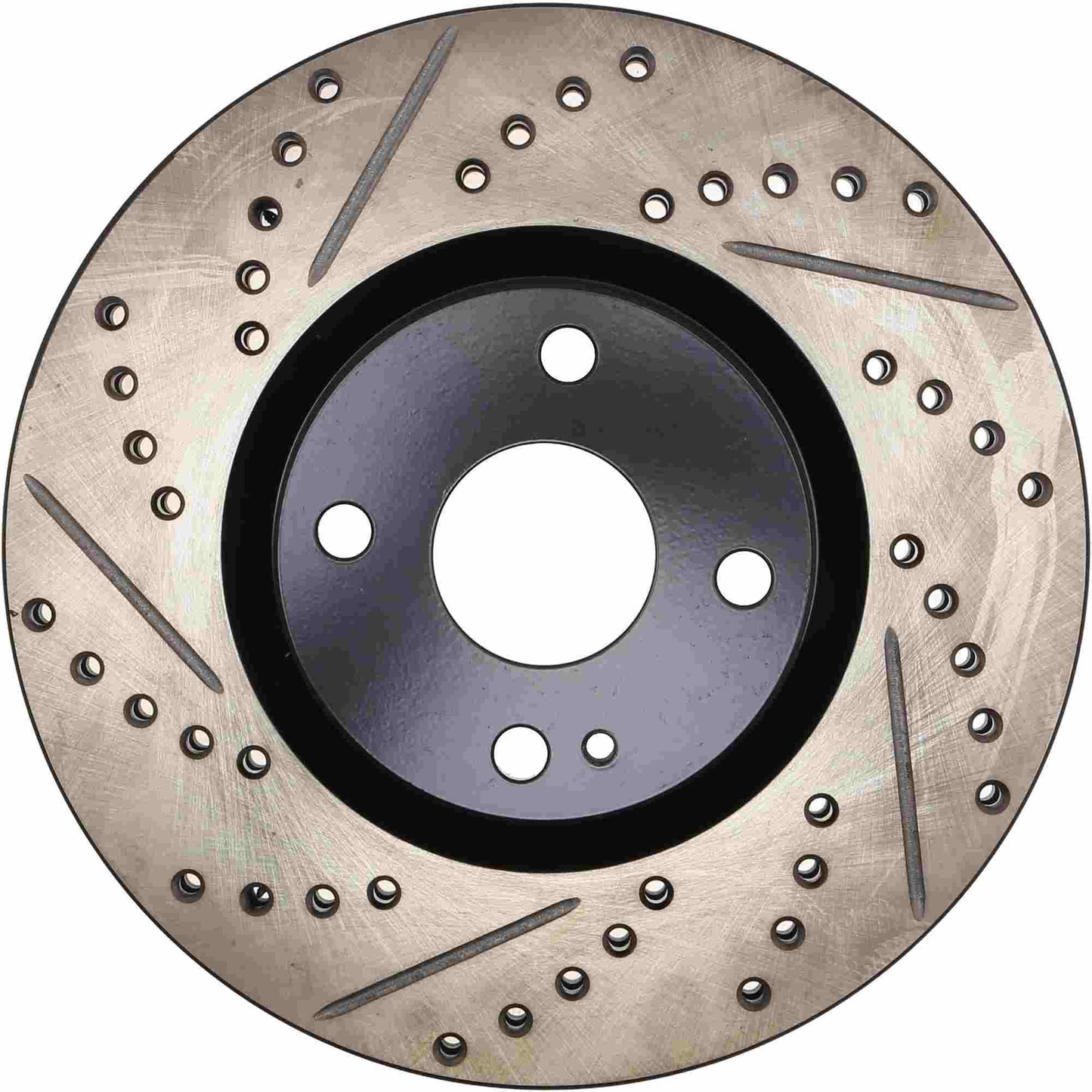 Stoptech 16-20 Mazda MX-5 Miata/Fiat 124 Spider Slotted & Drilled Right Front Rotor 127.45092R