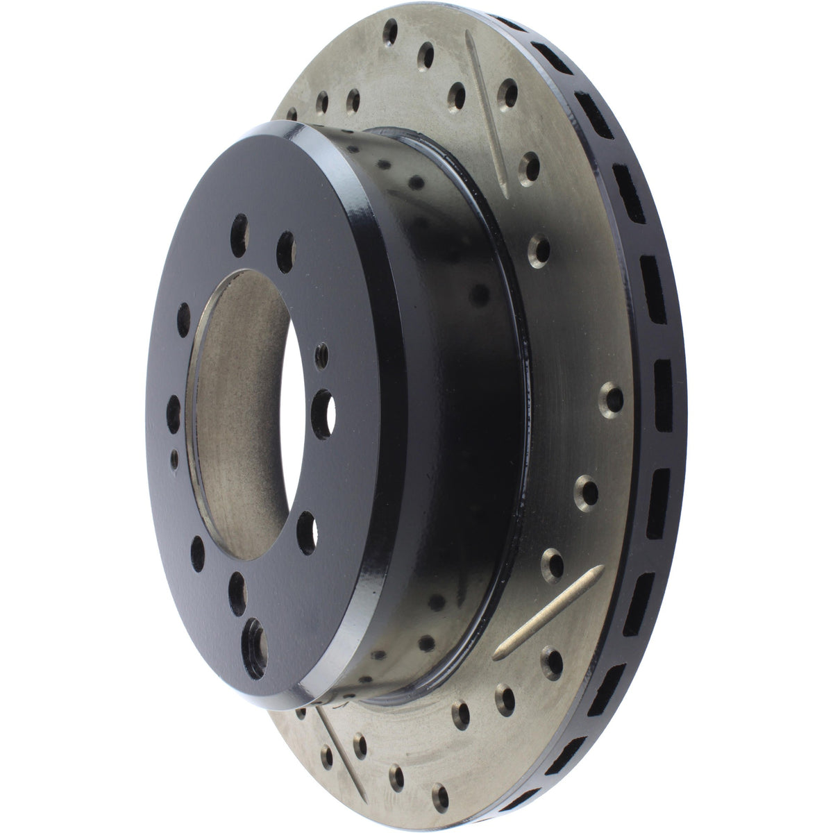 StopTech Sport Drilled/Slotted Brake Rotor; Rear Left