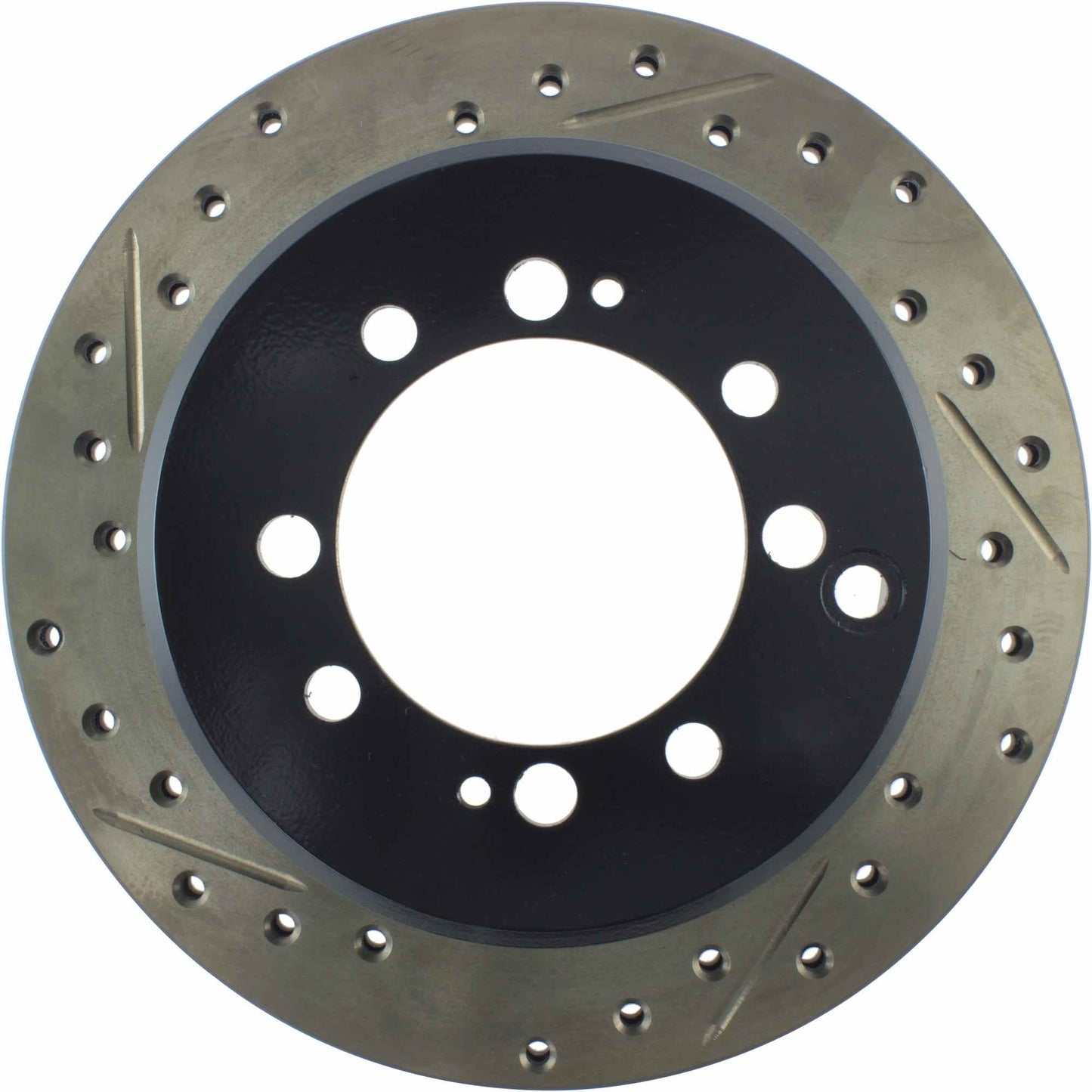StopTech Sport Drilled/Slotted Brake Rotor; Rear Right