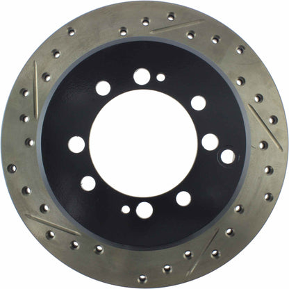 StopTech Sport Drilled/Slotted Brake Rotor; Rear Right