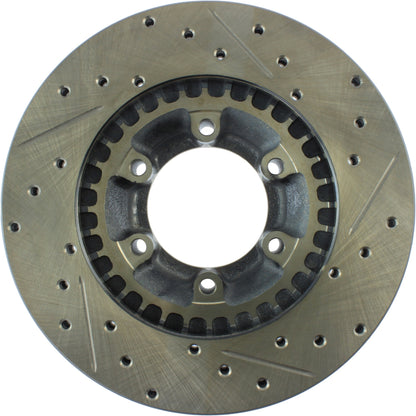 StopTech Slotted & Drilled Sport Brake Rotor 127.46025R