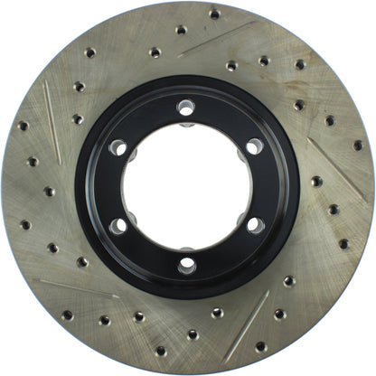 StopTech Slotted & Drilled Sport Brake Rotor 127.46025R