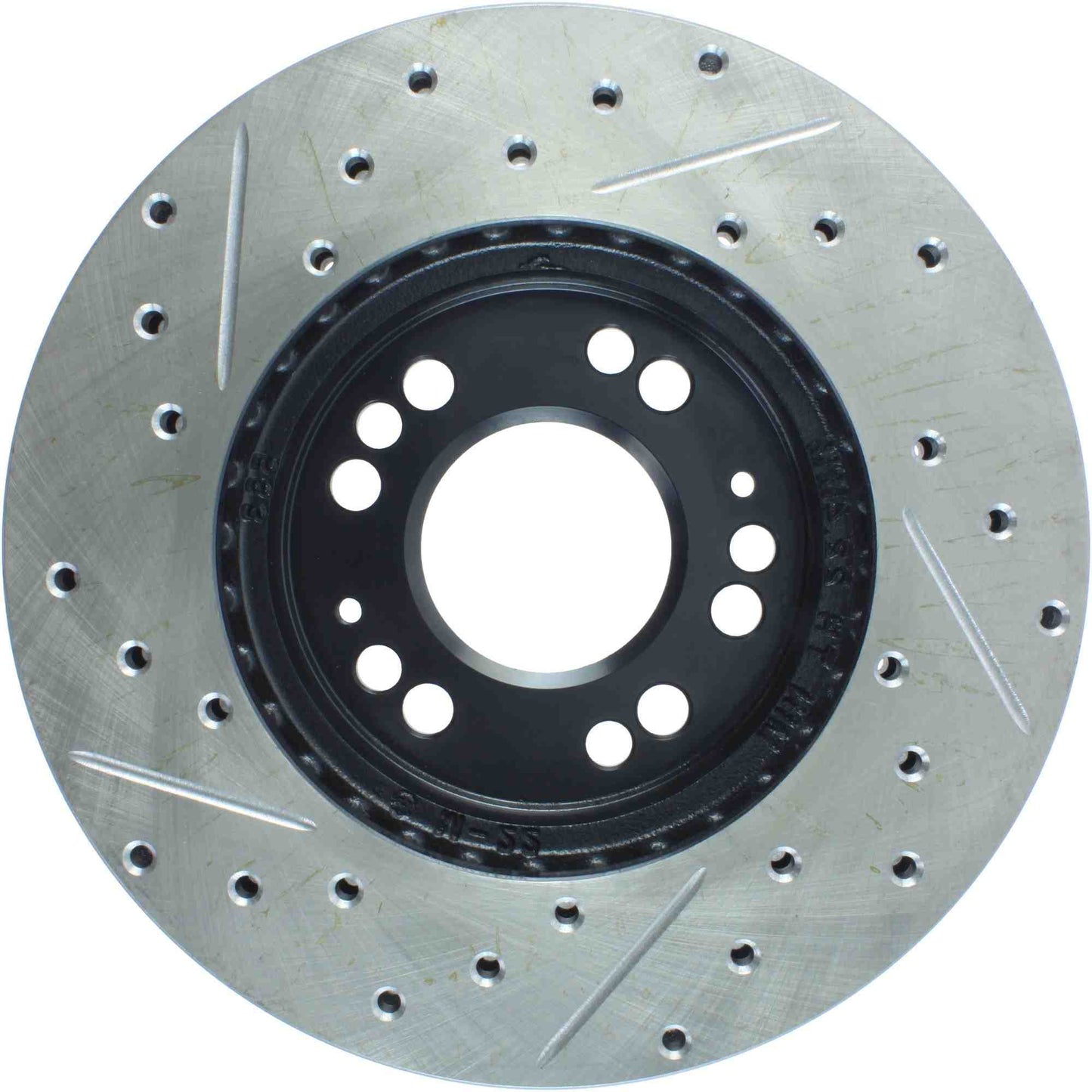 StopTech  Sport Drilled/Slotted Brake Rotor; Front Left