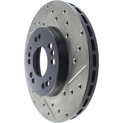 StopTech  Sport Drilled/Slotted Brake Rotor; Front Left